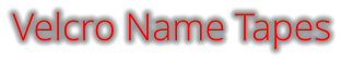 Velcro Name Tapes